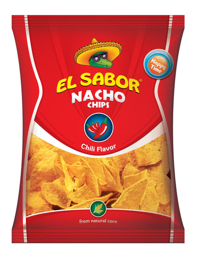 El Sabor Nacho Chips al Gusto Chili - Europa & Resto del Mondo, Europa & Resto del Mondo / Salati e snack, Messico, Tutto il cibo, Tutto il cibo / Snack salati - el-sabor-nacho-chips-al-gusto-chili - EATinerando.net