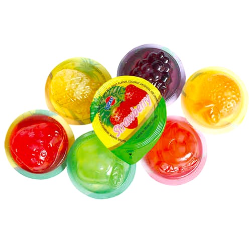 Mini Gelatine con Nata de Coco Gusti Assortiti alla Frutta 5Pz