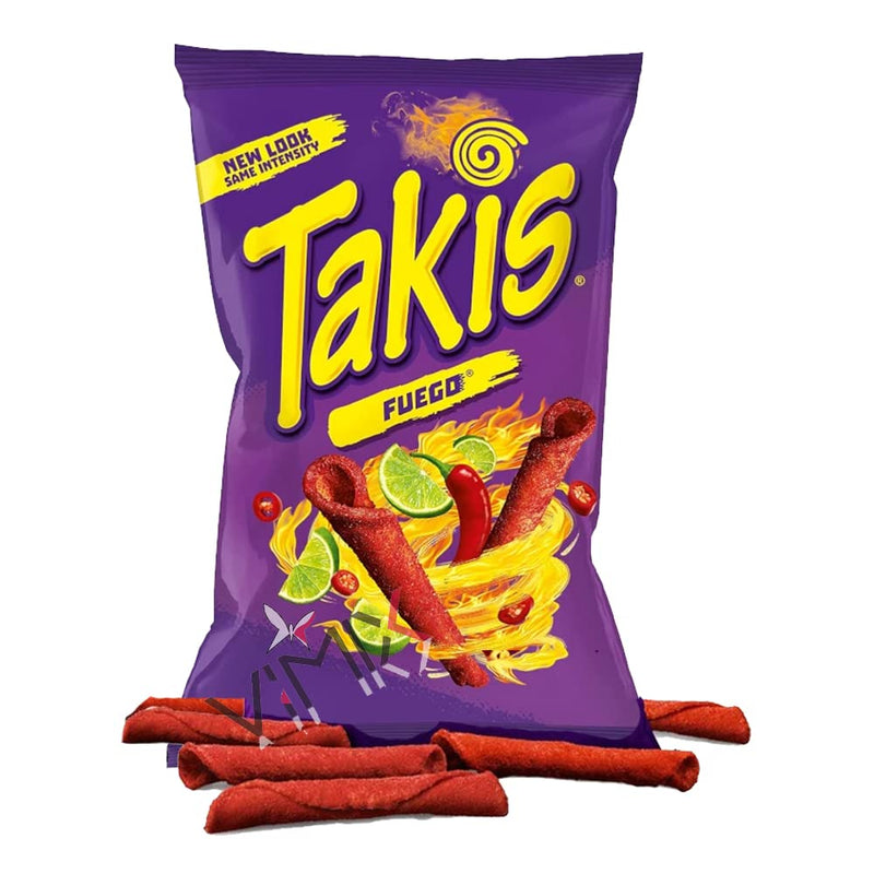 Takis Fuego Chips Piccanti al Lime 130g