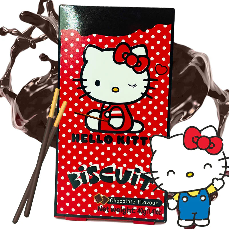 Tokimeki Hello Kitty Biscuit Stick al Cioccolato