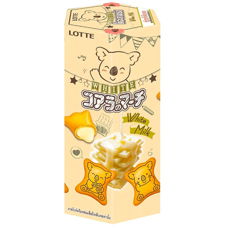 Lotte Koala’s March Biscotti con Ripieno di Crema al Cioccolato Bianco