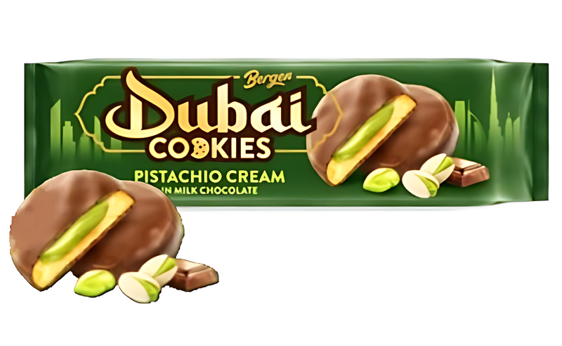 Dubai Style Cookies Biscotti con Cioccolato e Pistacchio
