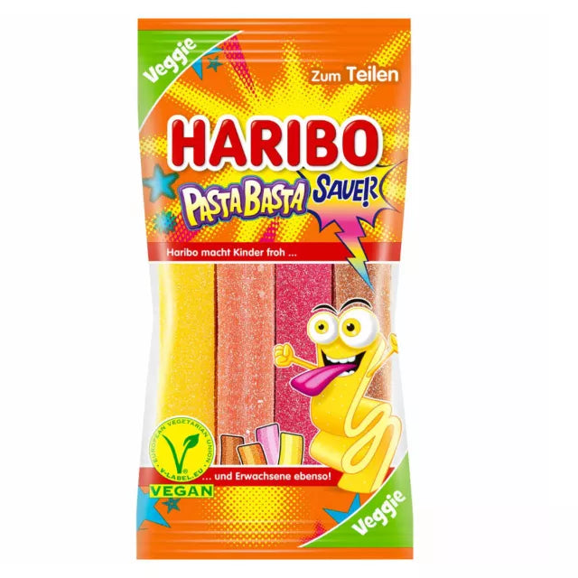 Haribo Caramelle Gommose PastaBasta Aspre Vegane
