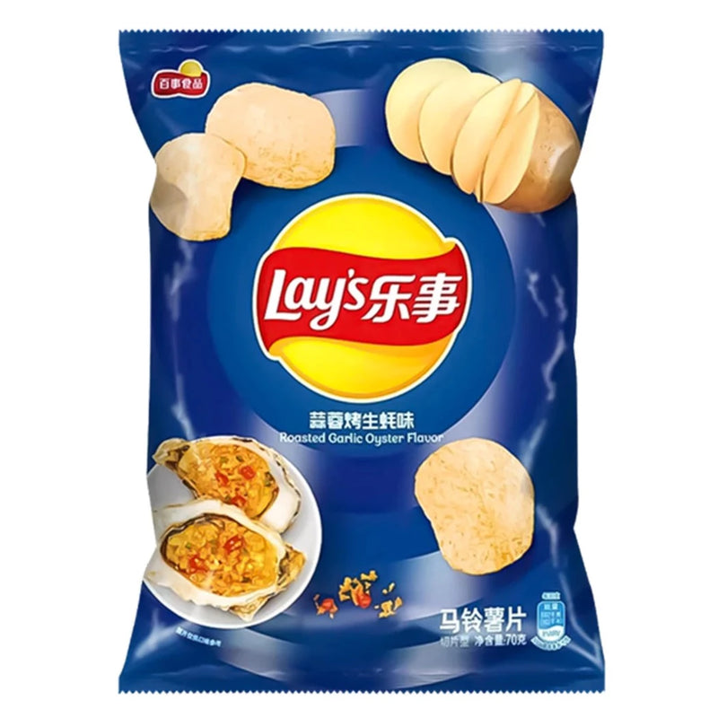 Lay’s Patatine al Gusto Ostrica Arrostita all’Aglio