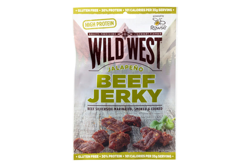 Wild West Beef Jerky Carne Secca al Peperoncino Jalapeño