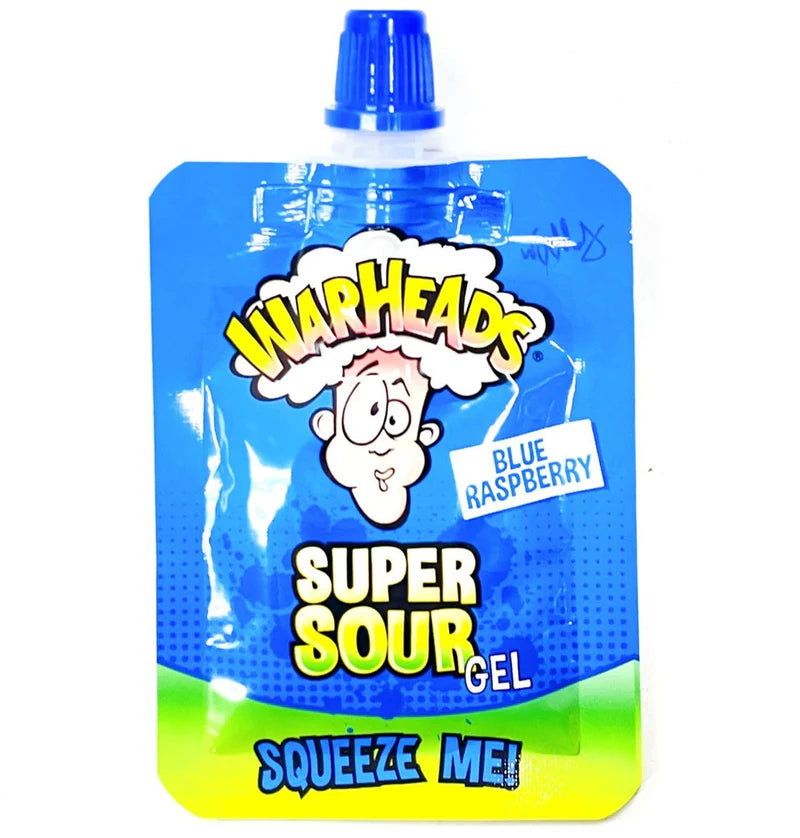 Warheads Extreme Sour Gel al Lampone Blu