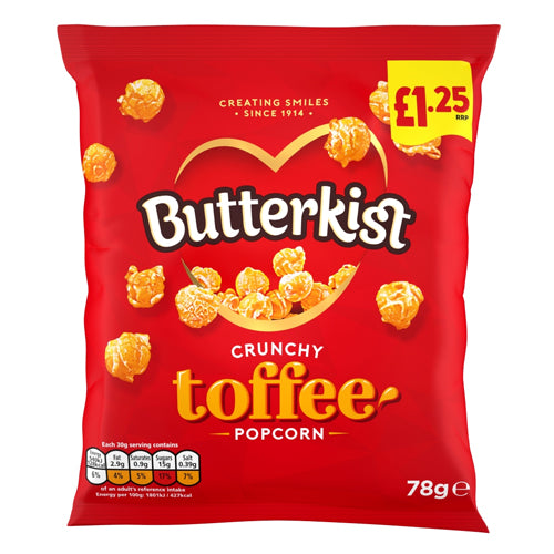 Butterkist Popcorn Crunchy Toffee