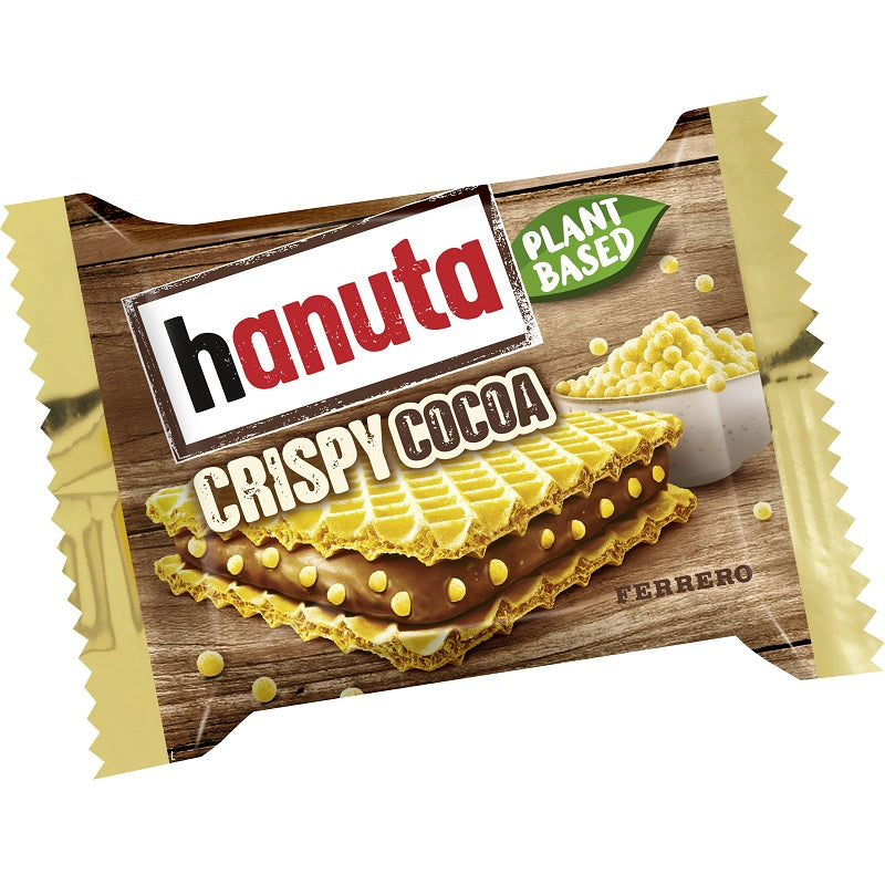 Ferrero Hanuta Wafer al Cioccolato e Nocciole Plant Based