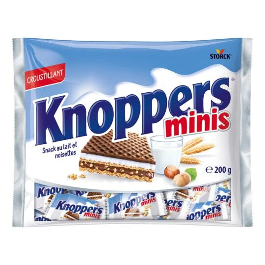 Knoppers Minis Wafer Cioccolato con Crema al Latte