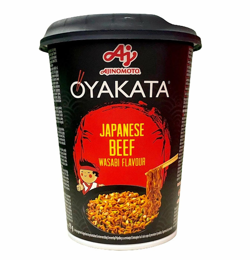 Oyakata Cup Noodles al Manzo e Wasabi