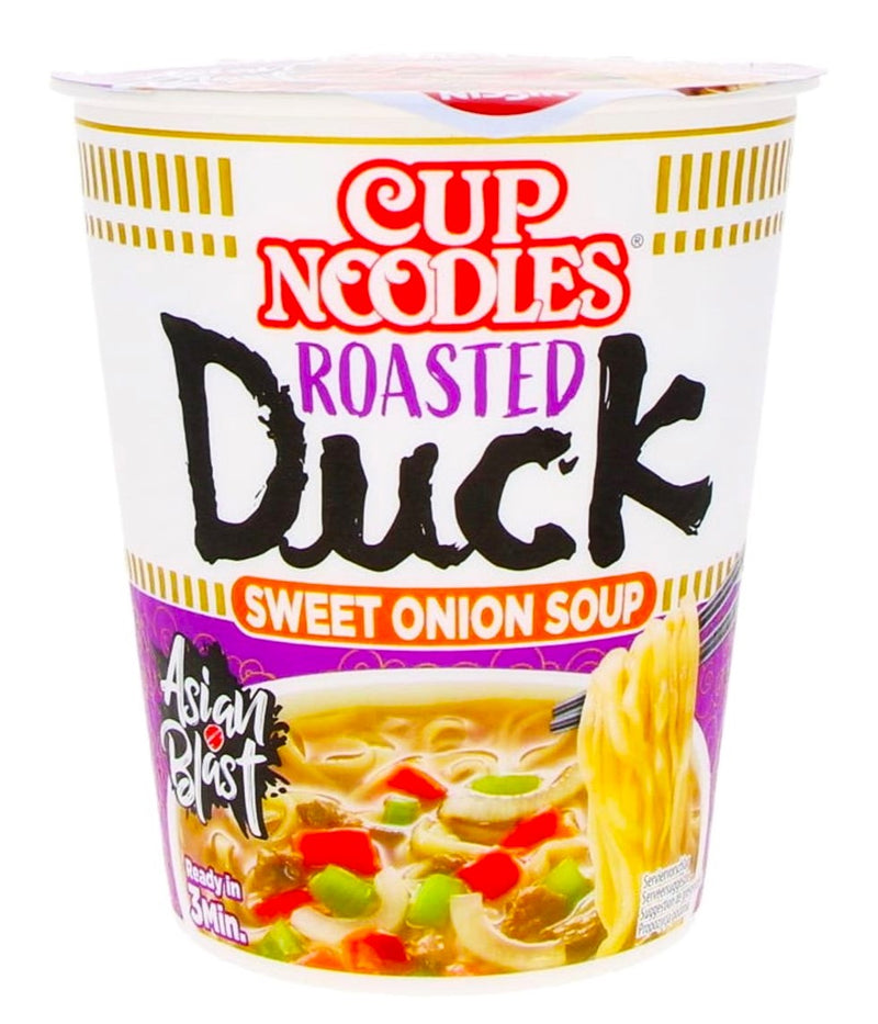 Nissin Cup Noodles all’Anatra Arrosto e Zuppa alla Cipolla Dolce