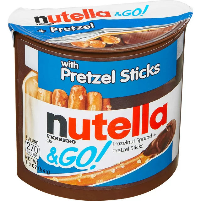 Nutella & Go + Pretzel Sticks