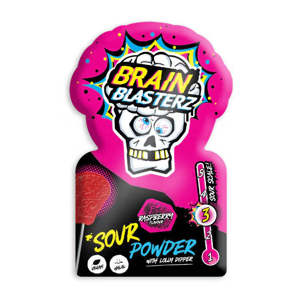Brain Blasterz Sour Powder Gusto Lampone