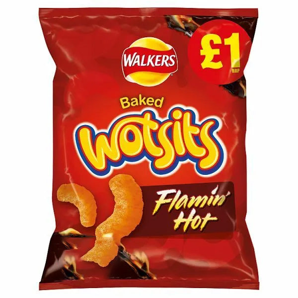 Walkers Wotsits Chips di Mais Flamin&