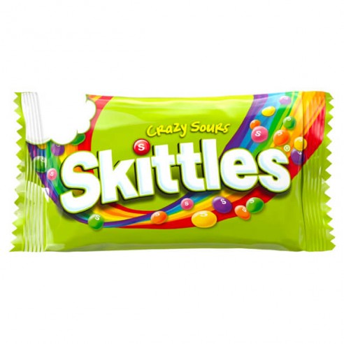 Skittles Crazy Sour Aspre alla Frutta 45g