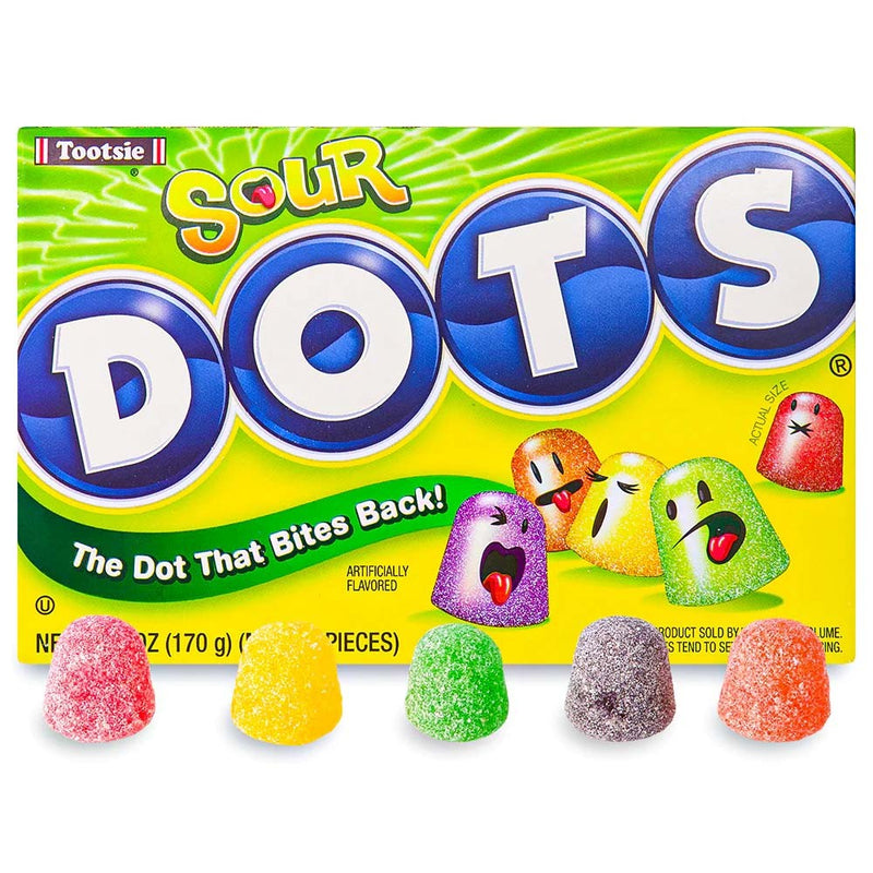 Tootsie Sour Dots Caramelle Gommose Aspre