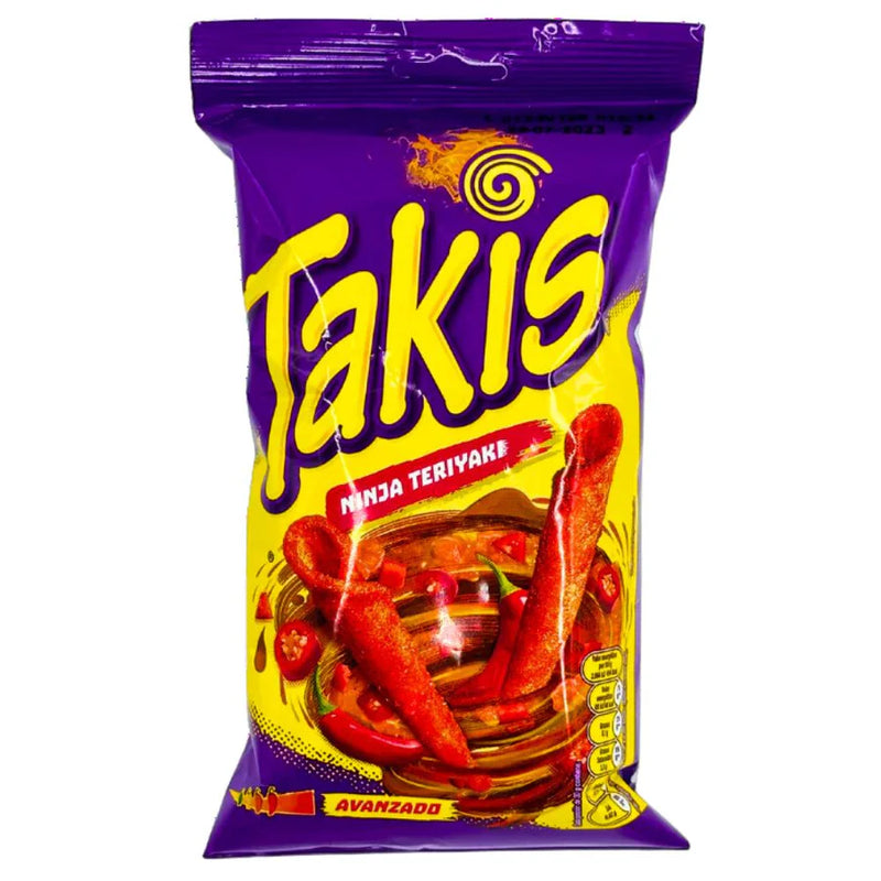 Takis Ninja Teriyaki Chips Piccanti 90g