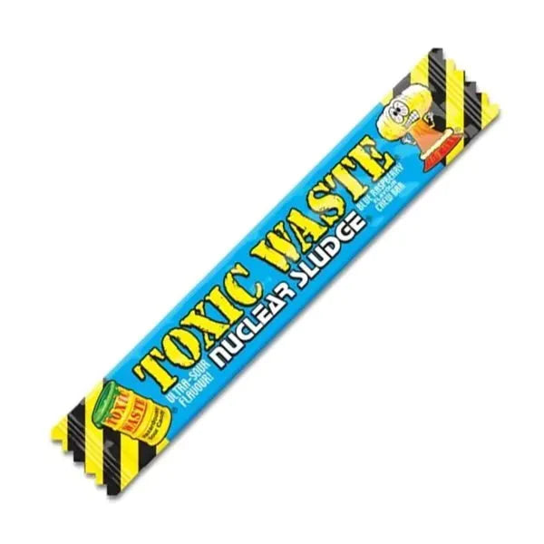 Toxic Waste Nuclear Sludge Chew Bar Ultra Aspre al Lampone Blu