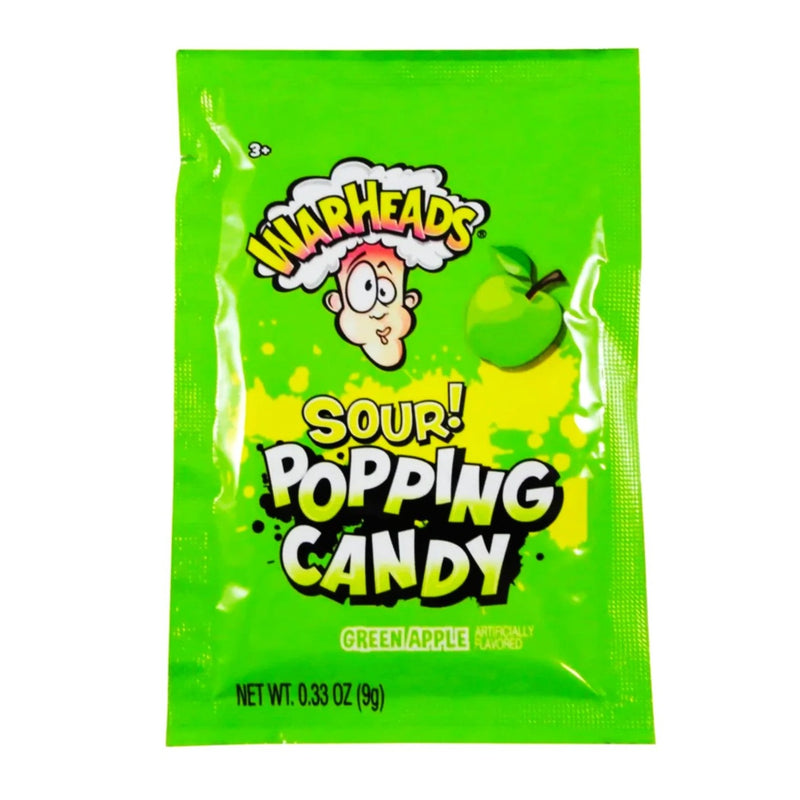 Warheads Sour! Popping Candy alla Mela Verde