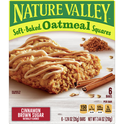 Nature Valley Barrette Morbide ai Fiocchi d’Avena e Cannella - America & USA, America / Dolci e biscotti, Stati Uniti, Tutto il cibo, Tutto il cibo / Dolci golosi - nature-valley-barrette-morbide-ai-fiocchi-d-avena-e-cannella - EATinerando.net