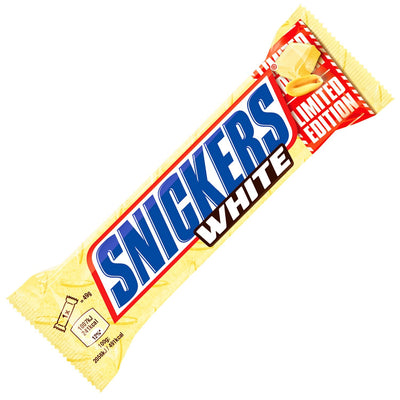 SNICKERS AL CIOCCOLATO BIANCO E ARACHIDI - America & USA, America / Dolci e biscotti, Cioccolata, Stati Uniti, Tutto il cibo, Tutto il cibo / Dolci golosi - snickers-al-cioccolato-bianco-e-arachidi - EATinerando.net