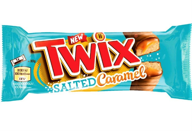 TWIX AL CARAMELLO SALATO - America & USA, America / Dolci e biscotti, Cioccolata, Stati Uniti, Tutto il cibo, Tutto il cibo / Dolci golosi - twix-al-caramello-salato - EATinerando.net