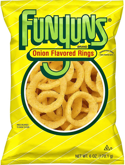 FUNYUNS ANELLI DI CIPOLLA CONF. GRANDE - America & USA, America / Salati e snack, Stati Uniti, Tutto il cibo, Tutto il cibo / Snack salati - funyuns-anelli-di-cipolla-conf-grande - EATinerando.net
