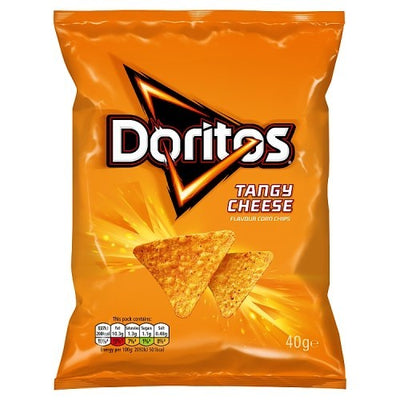 DORITOS TANGY CHEESE TORTILLAS AL FORMAGGIO PICCANTE - America & USA, America / Salati e snack, Stati Uniti, Tutto il cibo, Tutto il cibo / Snack salati - doritos-tangy-cheese-tortillas-al-formaggio-piccante - EATinerando.net