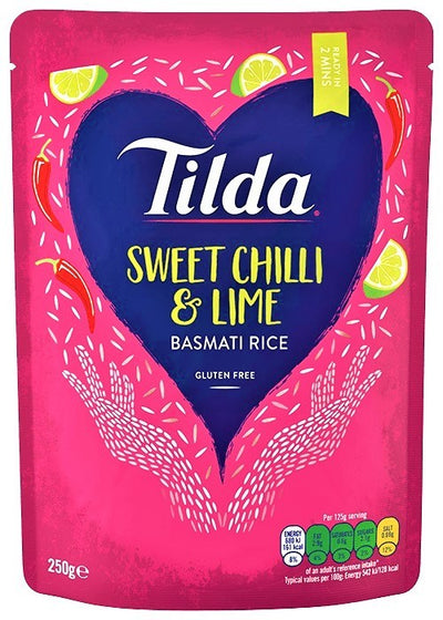 TILDA RISO BASMATI AL PEPERONCINO DOLCE E LIME - Europa & Resto del Mondo, Europa & Resto del Mondo / Salati e snack, Regno Unito, Tutto il cibo, Tutto il cibo / Pasta riso ramen e zuppe - tilda-riso-basmati-al-peperoncino-dolce-e-lime - EATinerando.net