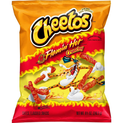 CHEETOS CRUNCHY FLAMIN' HOT - America & USA, America / Salati e snack, Stati Uniti, Tutto il cibo, Tutto il cibo / Snack salati - cheetos-crunchy-flamin-hot - EATinerando.net
