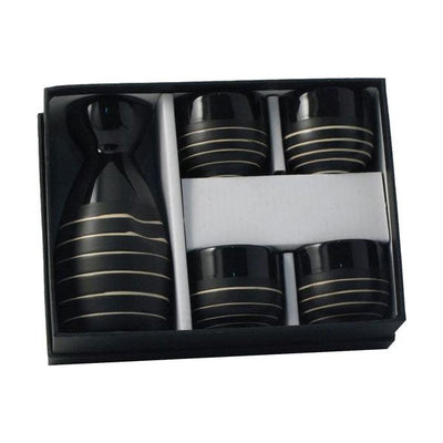 SET DI SAKE' CON 4 TAZZE - Giappone, Oriente & Giappone, Oriente / Oggettistica, Tutto il cibo, Tutto il cibo / Oggettistica - set-di-sake-con-4-tazze-1 - EATinerando.net