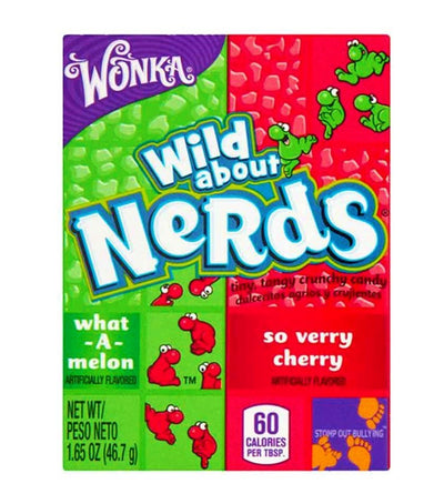 Wonka Nerds Caramelline Anguria e Ciliegia - America & USA, America / Dolci e biscotti, San Valentino, Senza glutine, Stati Uniti, Tutto il cibo, Tutto il cibo / Dolci golosi - wonka-nerds-caramelline-anguria-e-ciliegia - EATinerando.net