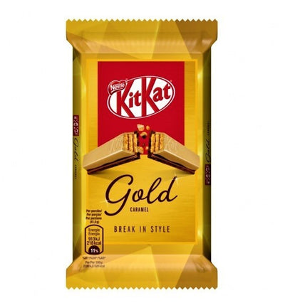 KITKAT GOLD AL CARAMELLO - America & USA, America / Dolci e biscotti, Cioccolata, Stati Uniti, Tutto il cibo, Tutto il cibo / Dolci golosi - kitkat-gold-al-caramello - EATinerando.net