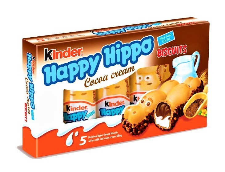 Kinder Happy Hippo al Cacao 5 Pezzi - Europa & Resto del Mondo, Europa & Resto del Mondo / Dolci dal mondo, Italia, Tutto il cibo, Tutto il cibo / Dolci golosi - kinder-happy-hippo-al-cacao-5-pezzi - EATinerando.net