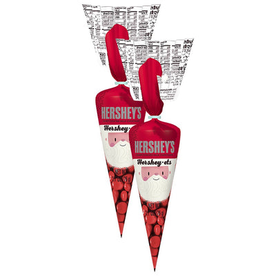 HERSHEY'S CARAMELLINE AL CIOCCOLATO BABBO NATALE - America & USA, America / Dolci e biscotti, Stati Uniti, Tutto il cibo, Tutto il cibo / Dolci golosi - hersheys-caramelline-al-cioccolato-babbo-natale - EATinerando.net