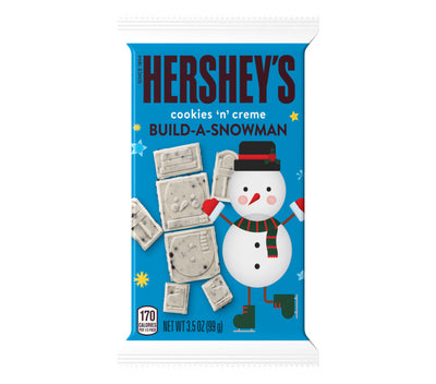 HERSHEY'S CIOCCOLATO PUPAZZO DI NEVE DA COSTRUIRE - America & USA, America / Dolci e biscotti, Cioccolata, Stati Uniti, Tutto il cibo, Tutto il cibo / Dolci golosi - hersheys-cioccolato-pupazzo-di-neve-da-costruire - EATinerando.net