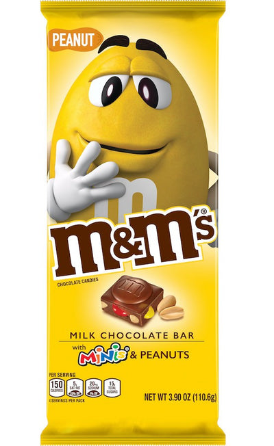 M&M'S TAVOLETTA CIOCCOLATO CON ARACHIDI - America & USA, America / Dolci e biscotti, Cioccolata, Stati Uniti, Tutto il cibo, Tutto il cibo / Dolci golosi - m-ms-tavoletta-cioccolato-con-arachidi - EATinerando.net
