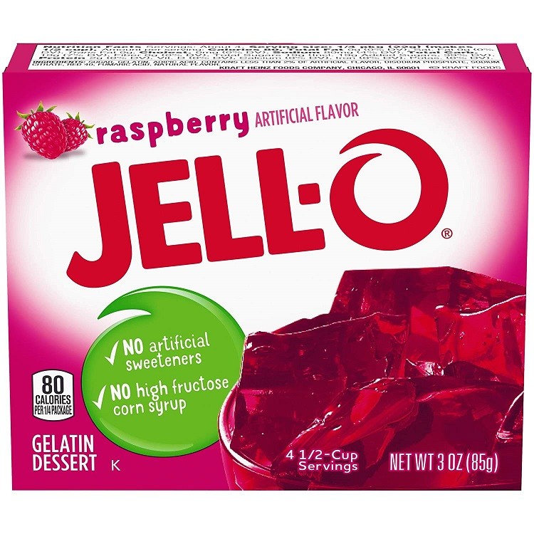 JELL-O GELATINA AL LAMPONE - America & USA, America / Preparati per dolci, Stati Uniti, Tutto il cibo, Tutto il cibo / Preparati per dolci - jell-o-gelatina-al-lampone - EATinerando.net