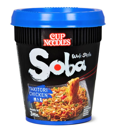 Nissin Soba Cup al Pollo Yakitori - Giappone, Oriente & Giappone, Oriente / Ramen zuppe e riso, Tutto il cibo, Tutto il cibo / Pasta riso ramen e zuppe - nissin-soba-cup-al-pollo-yakitori - EATinerando.net