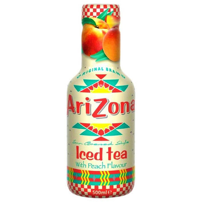 ARIZONA TE NERO ALLA PESCA 500ml - America & USA, America / Bibite e alcolici, Stati Uniti, Tutto il cibo, Tutto il cibo / Bibite analcoliche - arizona-te-nero-alla-pesca-500ml - EATinerando.net
