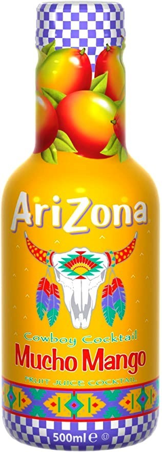 Arizona Succo al Mango 500ML - America & USA, America / Bibite e alcolici, Senza glutine, Stati Uniti, Tutto il cibo, Tutto il cibo / Bibite analcoliche - arizona-succo-al-mango-500ml - EATinerando.net
