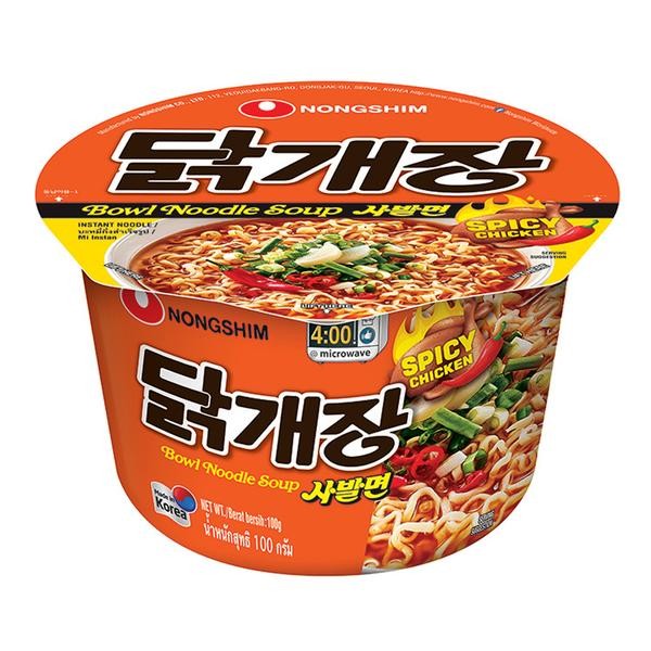 NONGSHIM RAMEN IN CIOTOLA AL POLLO PICCANTE - Corea, Oriente & Giappone, Oriente / Ramen zuppe e riso, Tutto il cibo, Tutto il cibo / Pasta riso ramen e zuppe - nongshim-ramen-in-ciotola-al-pollo-piccante - EATinerando.net