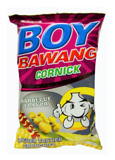 BOY BAWANG MAIS CROCCANTE GUSTO BARBECUE - Filippine, Oriente & Giappone, Oriente / Snack salati e patatine, Tutto il cibo, Tutto il cibo / Snack salati - boy-bawang-mais-croccante-gusto-barbecue - EATinerando.net