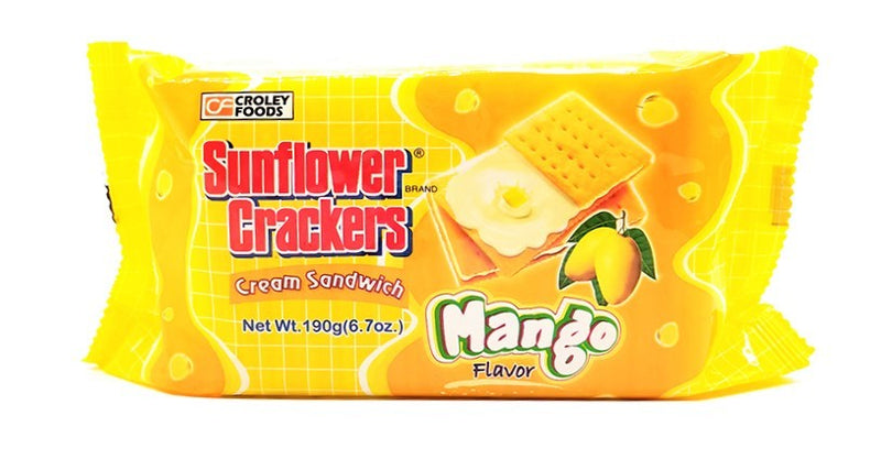 Sunflower Crackers con Crema di Mango - Filippine, Oriente & Giappone, Oriente / Dolci orientali, Oriente / Snack salati e patatine, Tutto il cibo, Tutto il cibo / Dolci golosi, Tutto il cibo / Snack salati - sunflower-crackers-con-crema-di-mango - EATinerando.net
