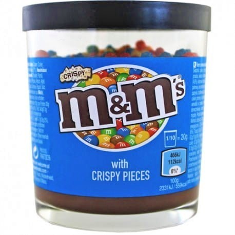 M&M’s Crema Spalmabile - America & USA, America / Creme spalmabili, Stati Uniti, Tutto il cibo, Tutto il cibo / Creme spalmabili - m-ms-crema-spalmabile - EATinerando.net