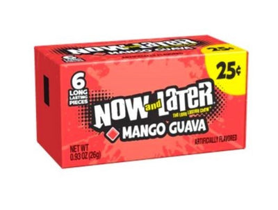 NOW & LATER CARAMELLE AL MANGO E GUAVA - America & USA, America / Dolci e biscotti, Stati Uniti, Tutto il cibo, Tutto il cibo / Dolci golosi - now-later-caramelle-al-mango-e-guava - EATinerando.net