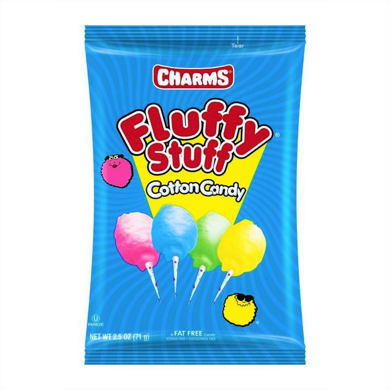CHARMS FLUFFY STUFF ZUCCHERO FILATO - America & USA, America / Dolci e biscotti, Stati Uniti, Tutto il cibo, Tutto il cibo / Dolci golosi - charms-fluffy-stuff-zucchero-filato - EATinerando.net