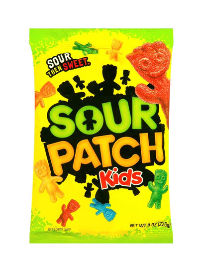 SOUR PATCH KIDS CARAMELLE GOMMOSE - America & USA, America / Dolci e biscotti, Stati Uniti, Tutto il cibo, Tutto il cibo / Dolci golosi - sour-patch-kids-caramelle-gommose - EATinerando.net