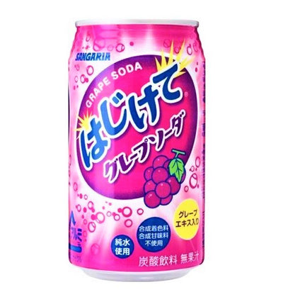 HAJIKETE SODA ALL'UVA - Giappone, Oriente & Giappone, Oriente / Bevande e alcolici, Tutto il cibo, Tutto il cibo / Bibite analcoliche - hajikete-soda-alluva - EATinerando.net