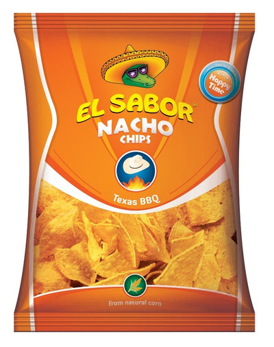 El Sabor Nacho Chips Texas BBQ - Europa & Resto del Mondo, Europa & Resto del Mondo / Salati e snack, Messico, Tutto il cibo, Tutto il cibo / Snack salati - el-sabor-nacho-chips-texas-bbq - EATinerando.net